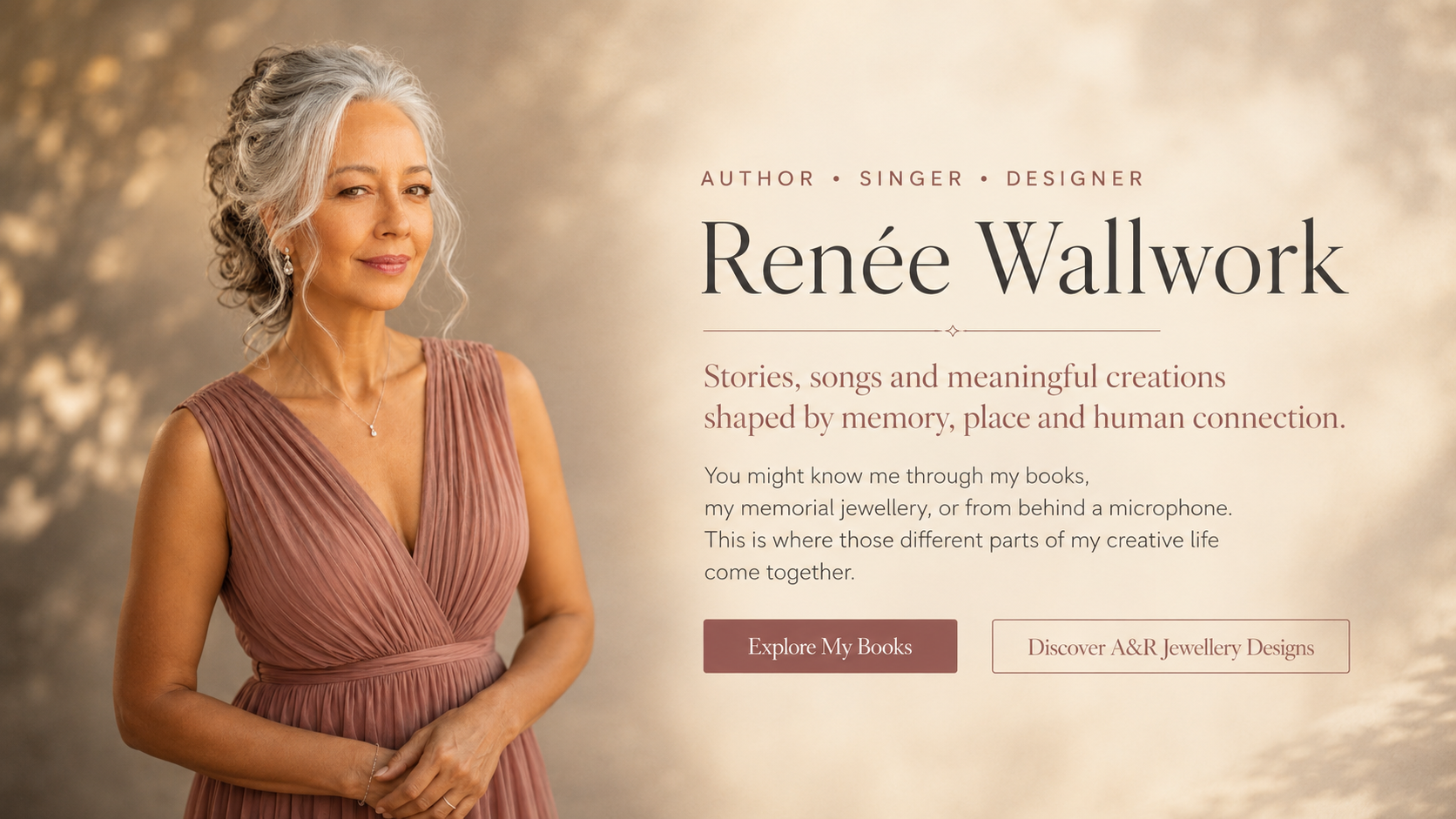Renée Wallwork, author, singer and designer